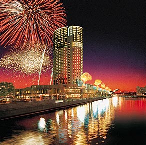 fireworks over melbourne