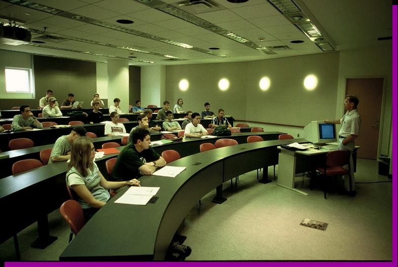MBA students sitting in the classroom