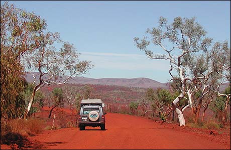 Off roading in the Crichton Australian Outback