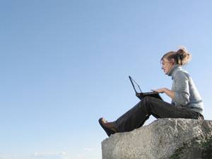 Student Studying online Student Studying online